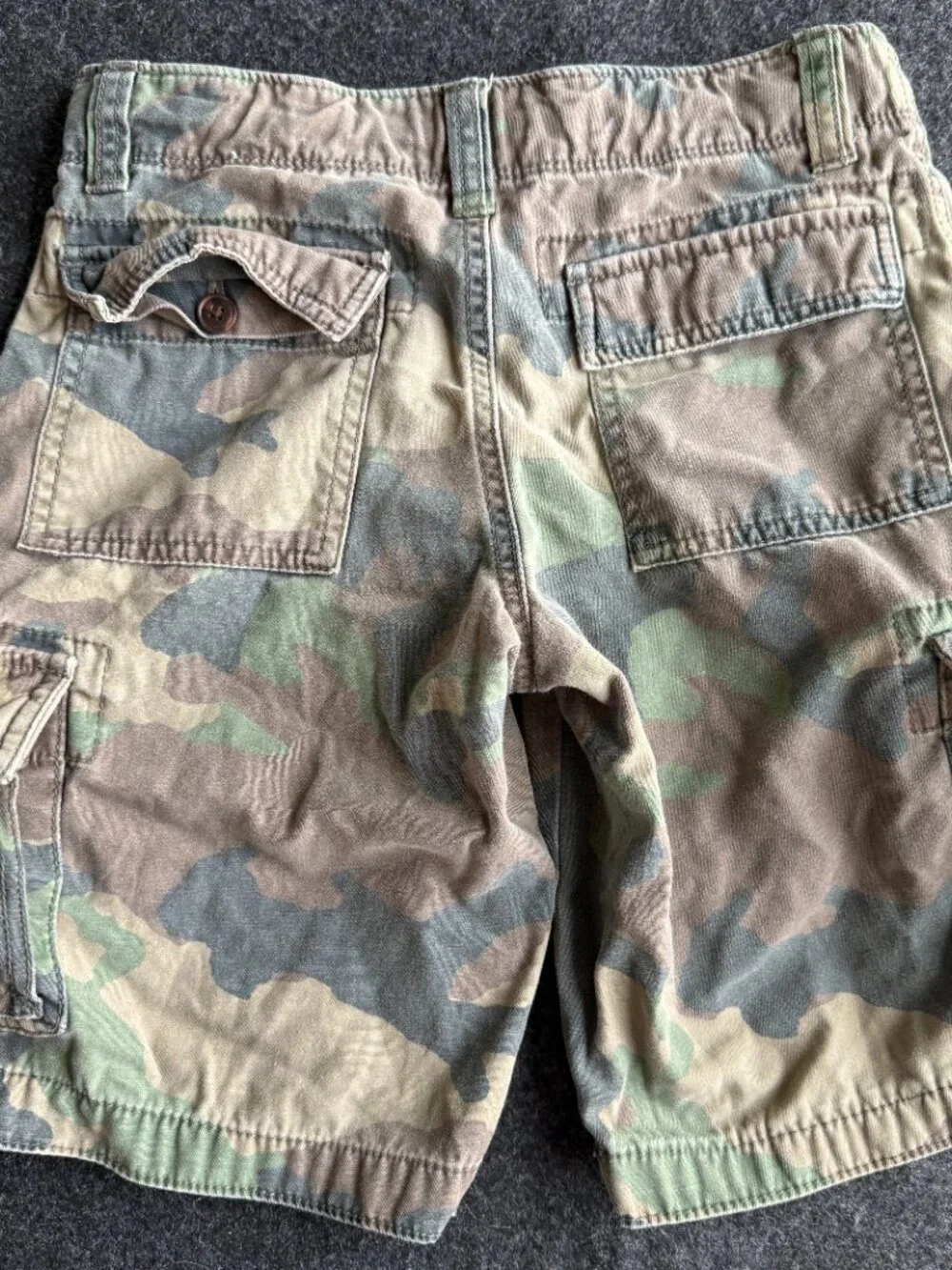 Arizona Boys Size 12 Camouflage Cargo Shorts